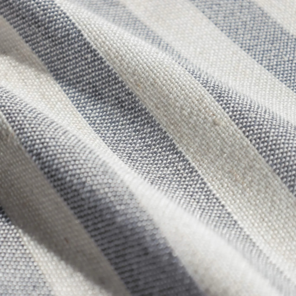 Elvonaeoly Stripe Linen Custom Curtains