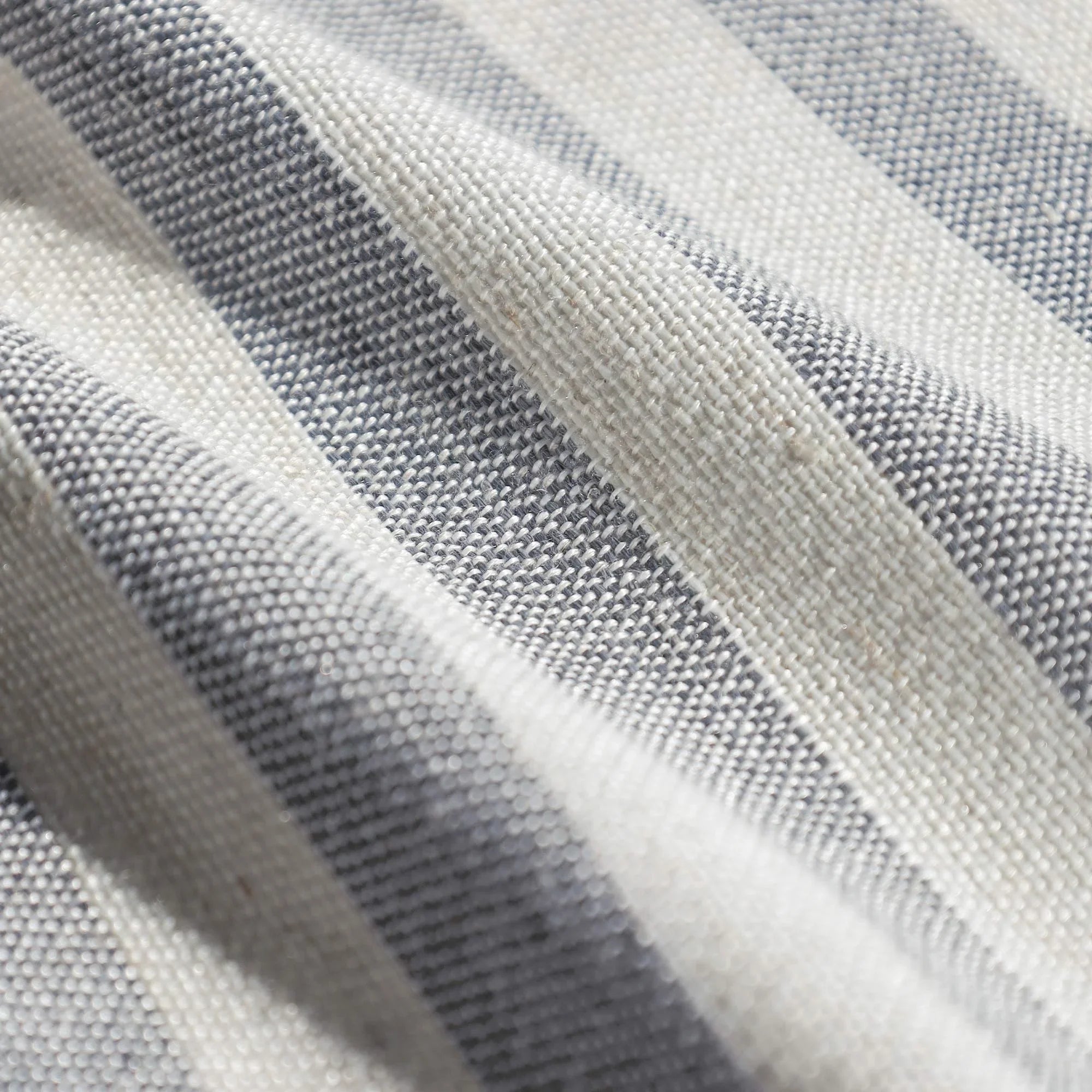 Elvonaeoly Stripe Linen Custom Curtains