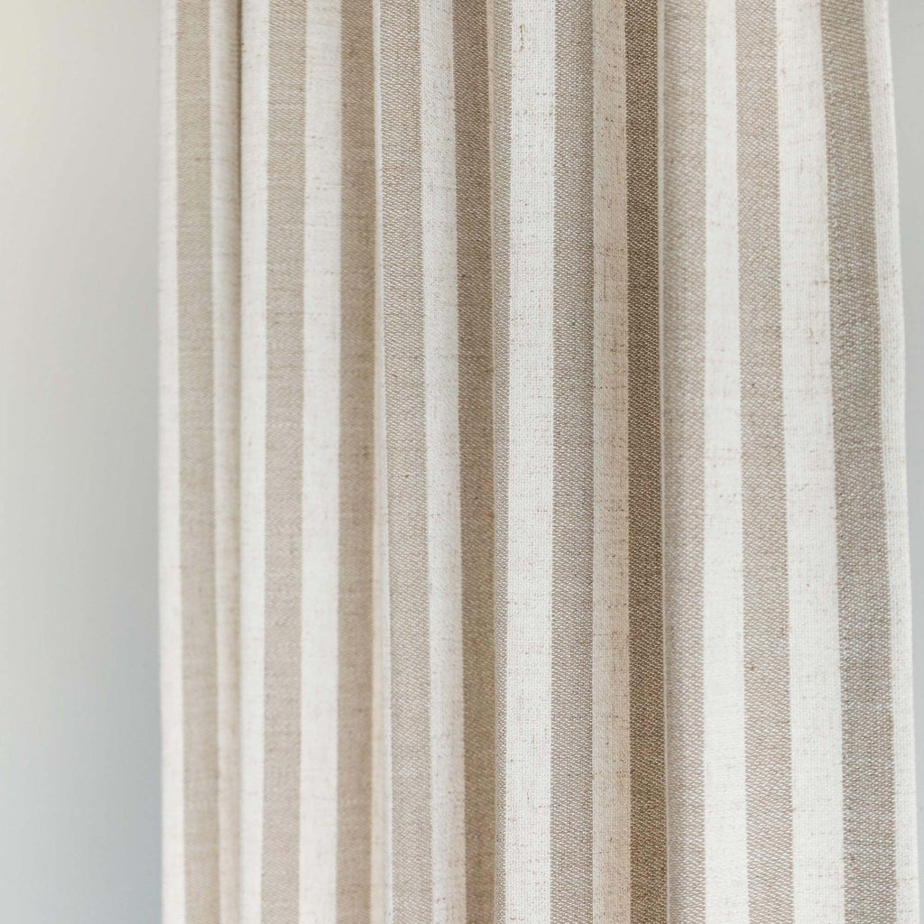 Elvonaeoly Stripe Linen Custom Curtains