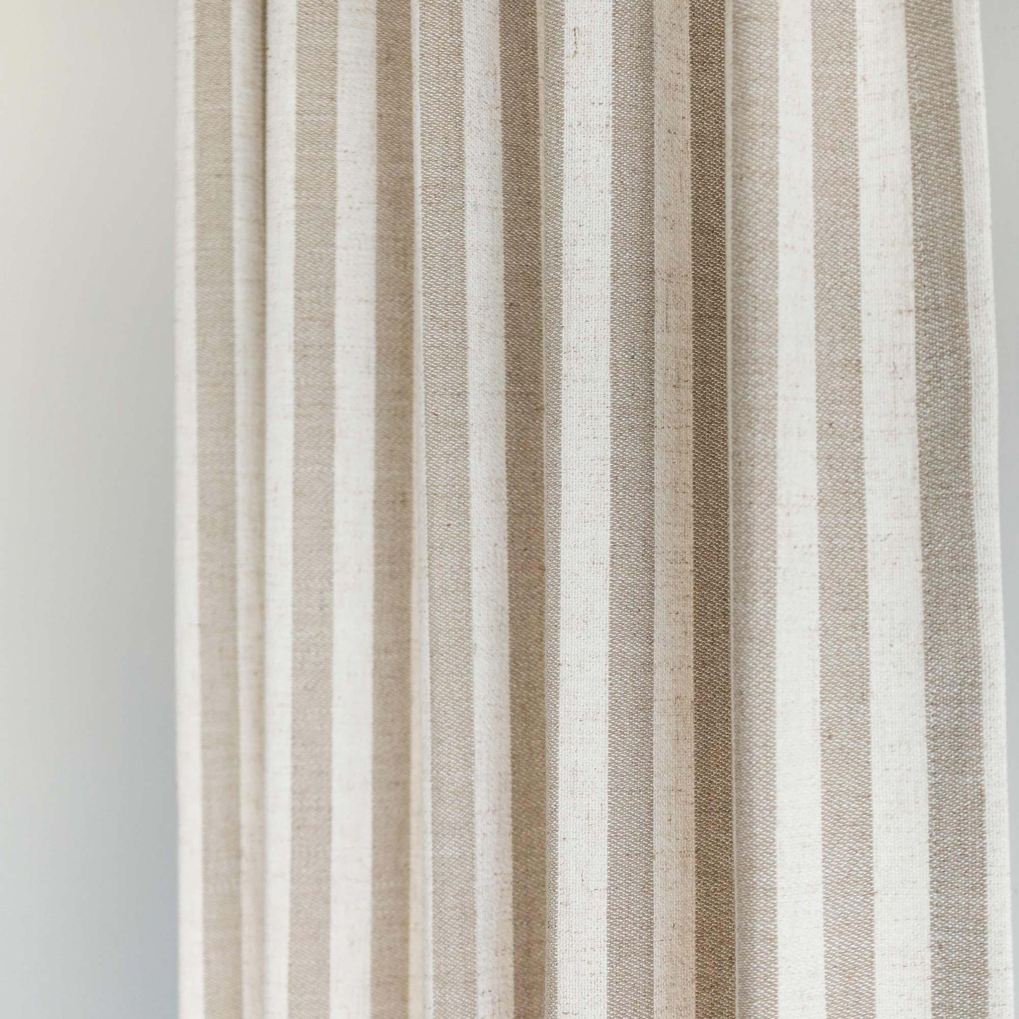 Elvonaeoly Stripe Linen Custom Curtains