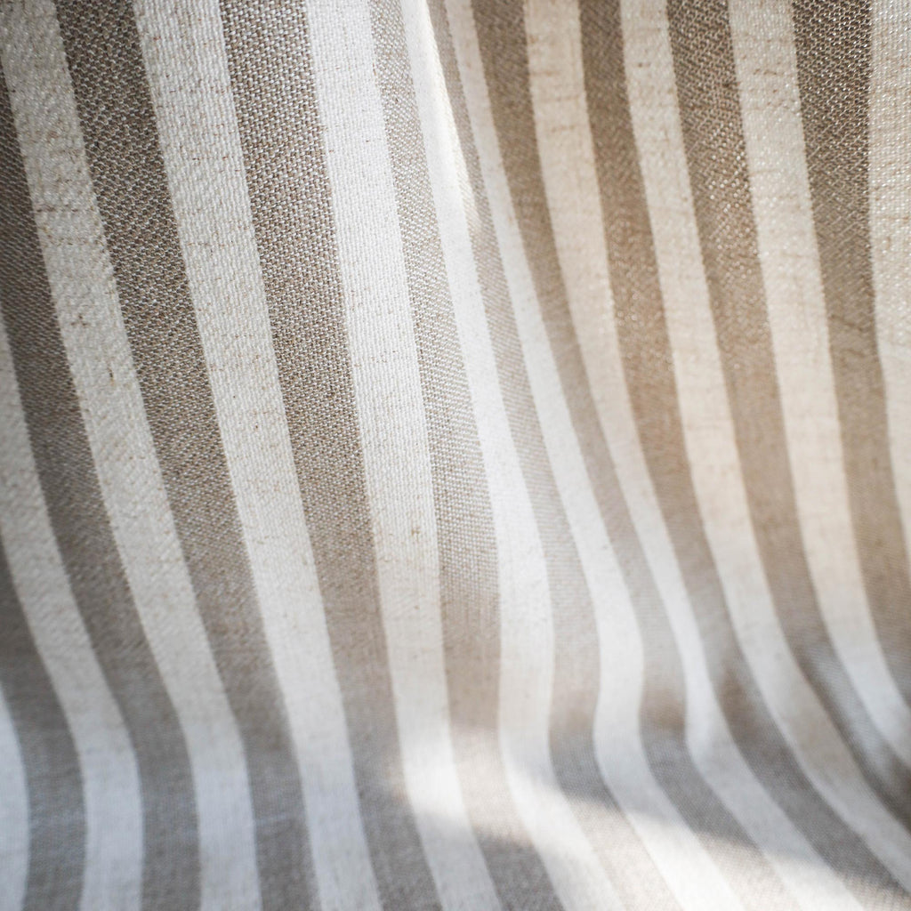 Elvonaeoly Stripe Linen Custom Curtains