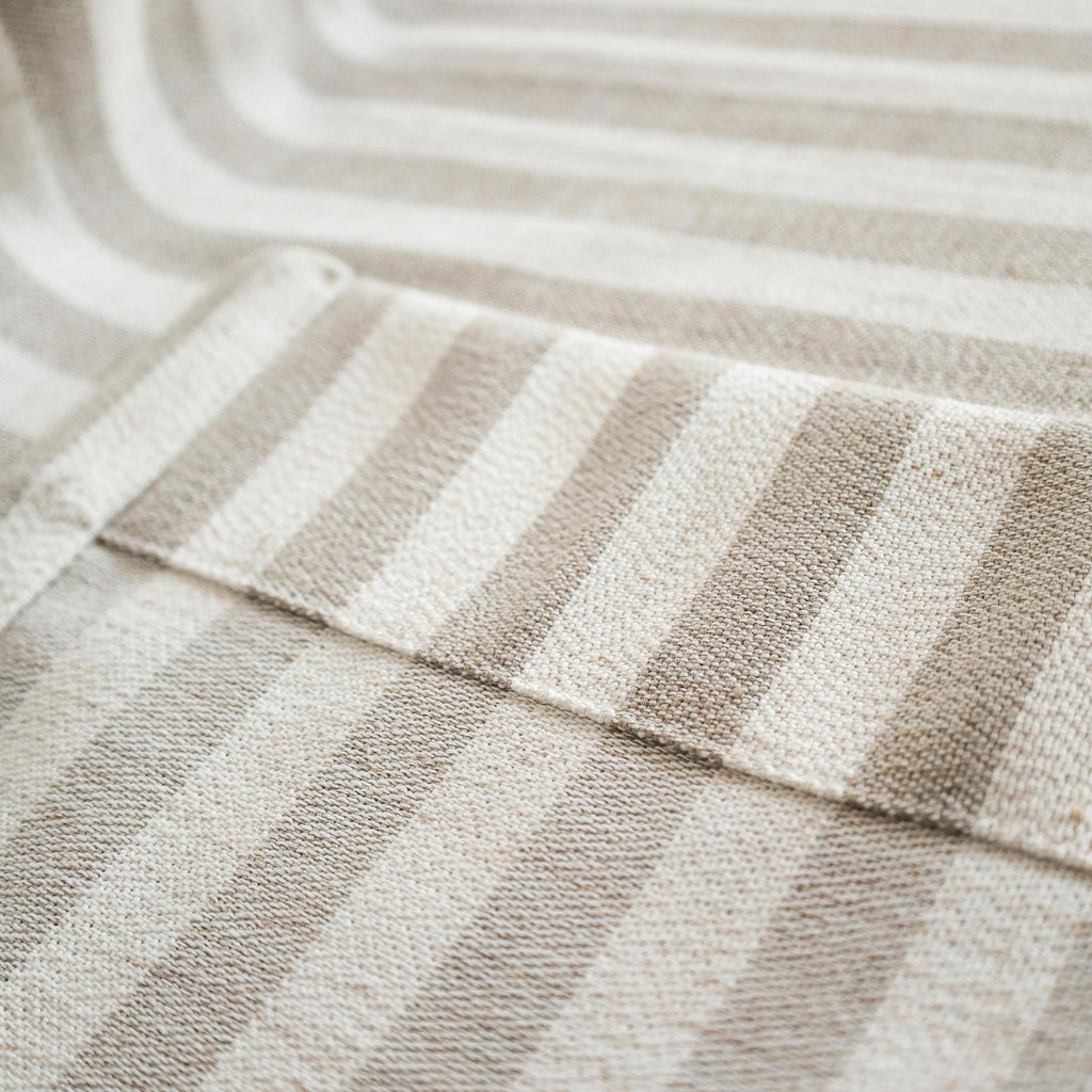 Elvonaeoly Stripe Linen Custom Curtains