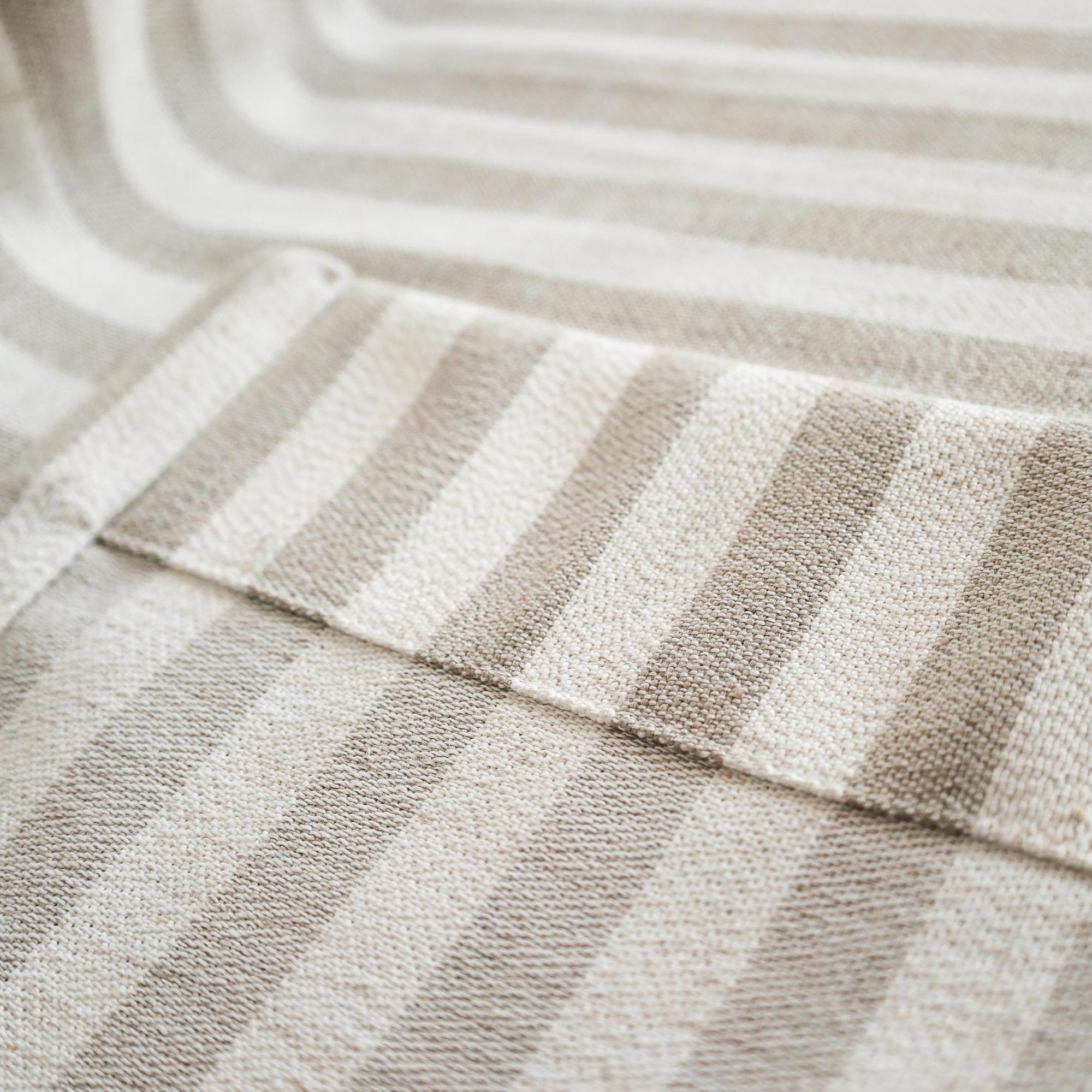 Elvonaeoly Stripe Linen Custom Curtains