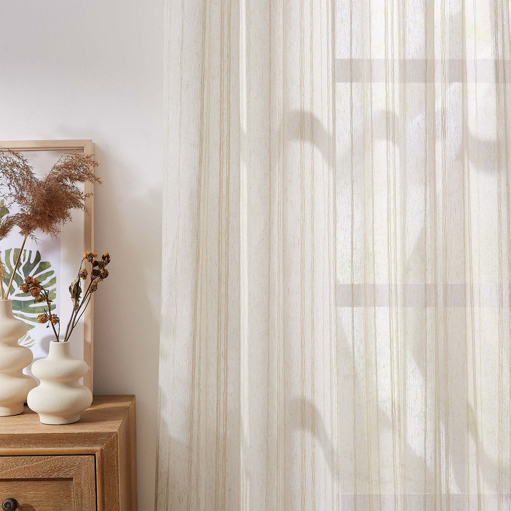 Elvonaeoly Stripe Pattern Curtains