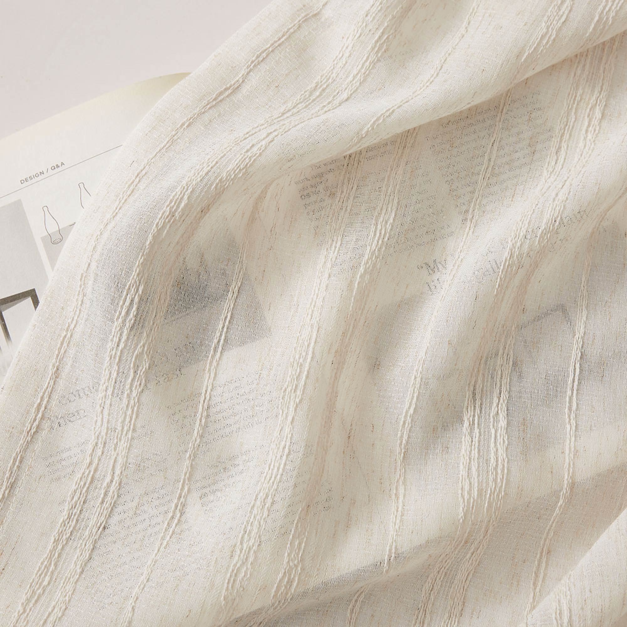 Elvonaeoly Stripe Pattern Curtains