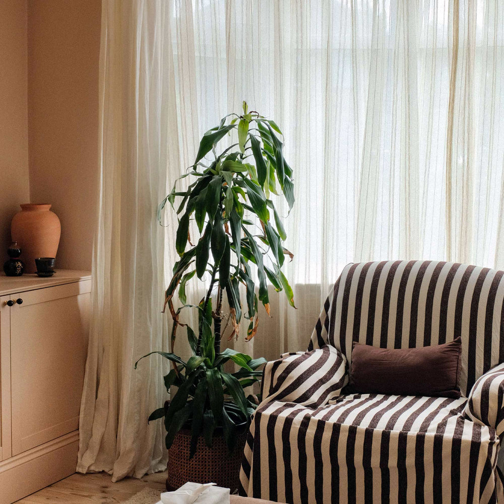 Elvonaeoly Stripe Pattern Curtains
