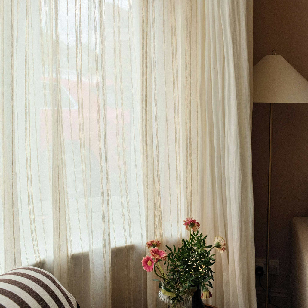 Elvonaeoly Stripe Pattern Curtains
