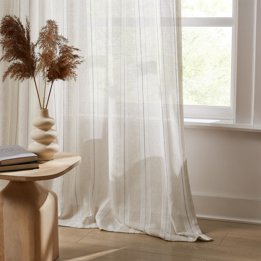 Elvonaeoly Stripe Pattern Curtains