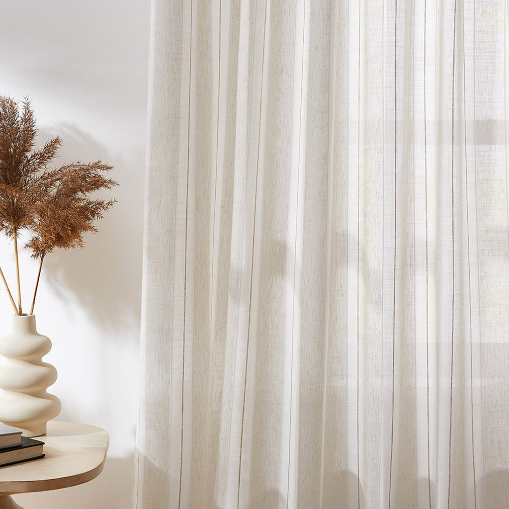 Elvonaeoly Stripe Pattern Curtains