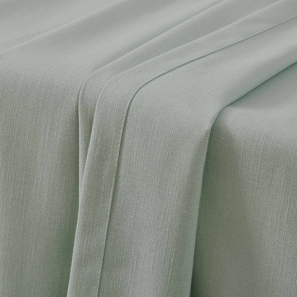 Elvonaeoly Solid Texture Cotton Curtains
