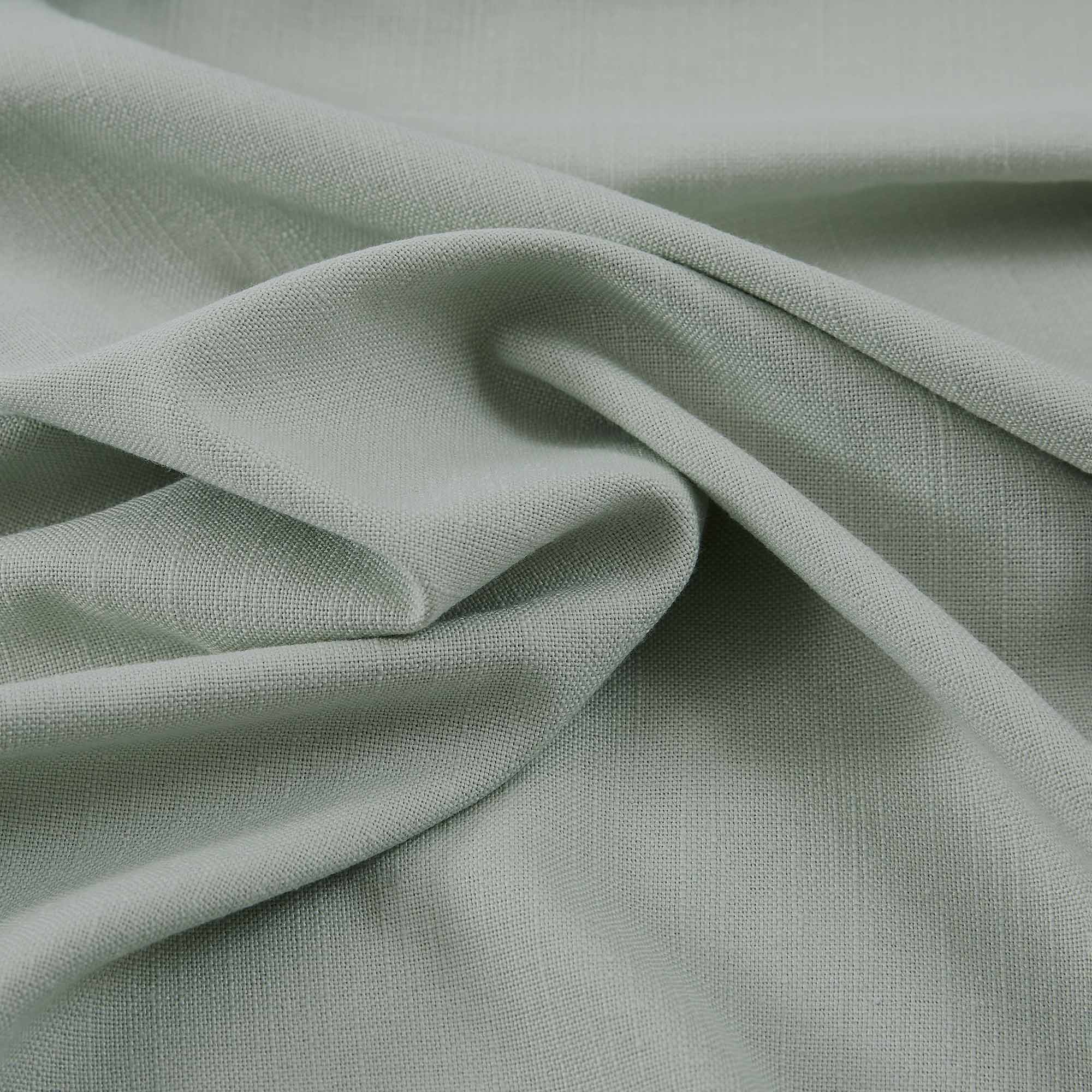 Elvonaeoly Solid Texture Cotton Curtains
