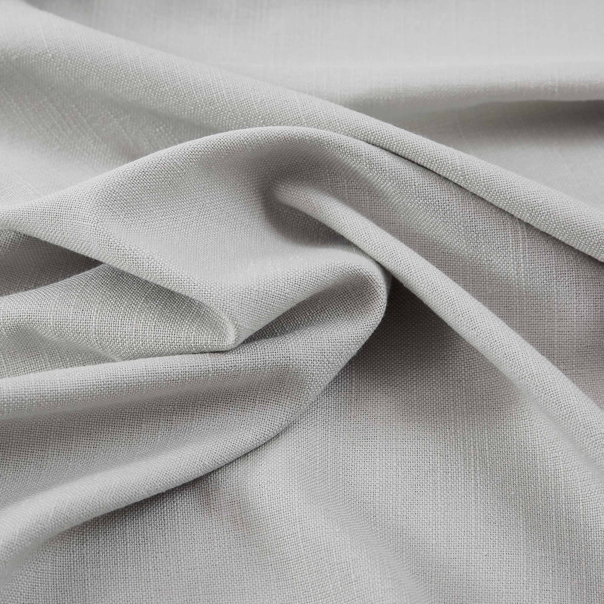Elvonaeoly Solid Texture Cotton Curtains