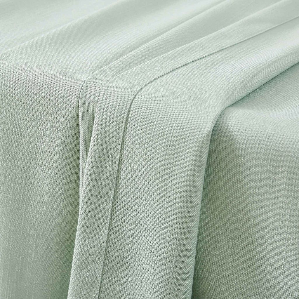 Elvonaeoly Solid Texture Cotton Curtains