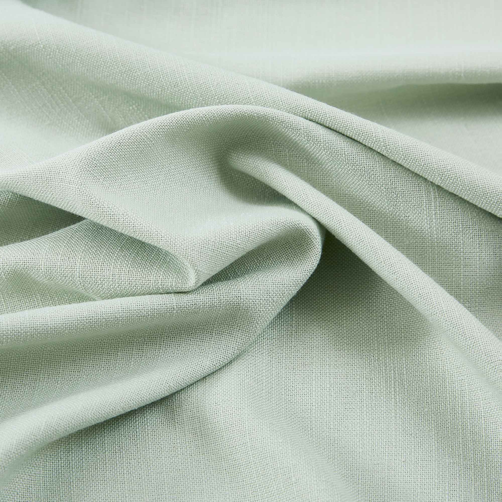 Elvonaeoly Solid Texture Cotton Curtains