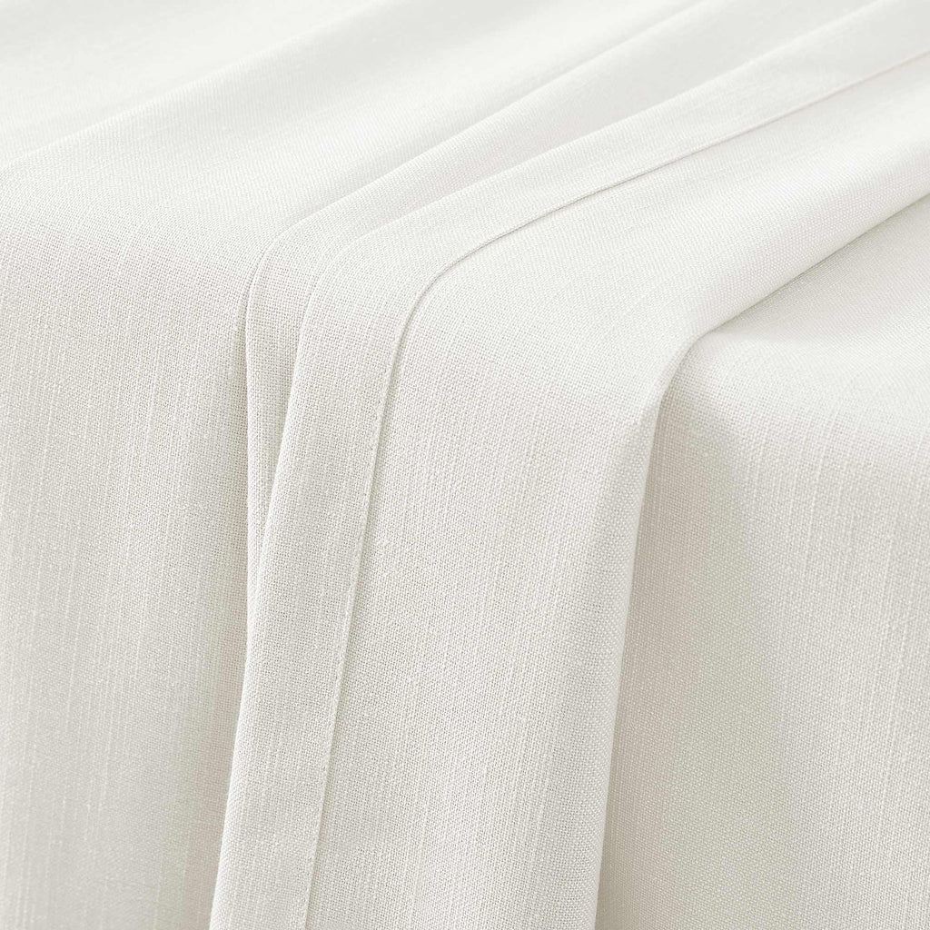 Elvonaeoly Solid Texture Cotton Curtains
