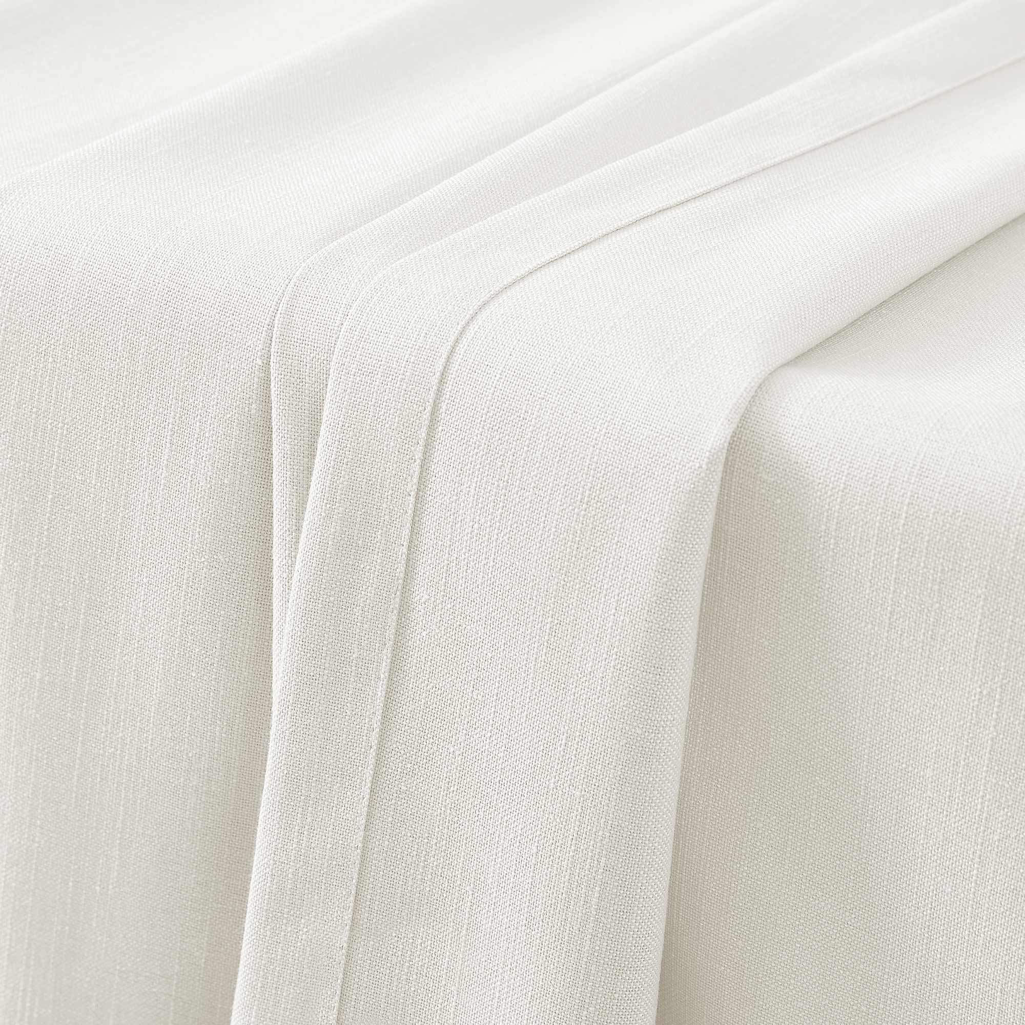 Elvonaeoly Solid Texture Cotton Curtains