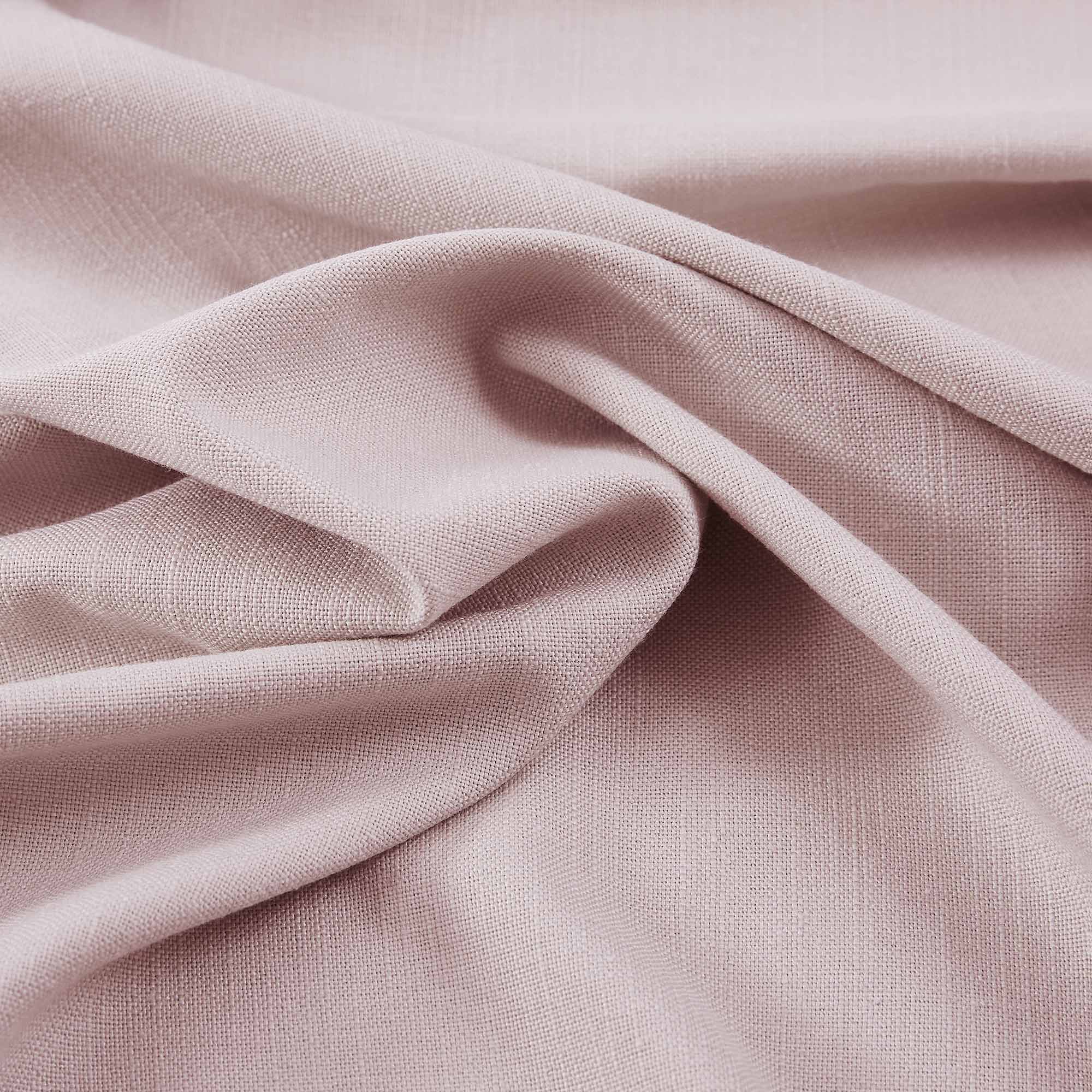 Elvonaeoly Solid Texture Cotton Curtains