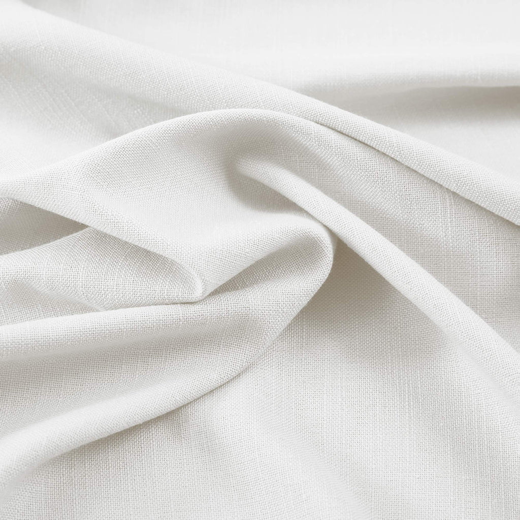 Elvonaeoly Solid Texture Cotton Curtains