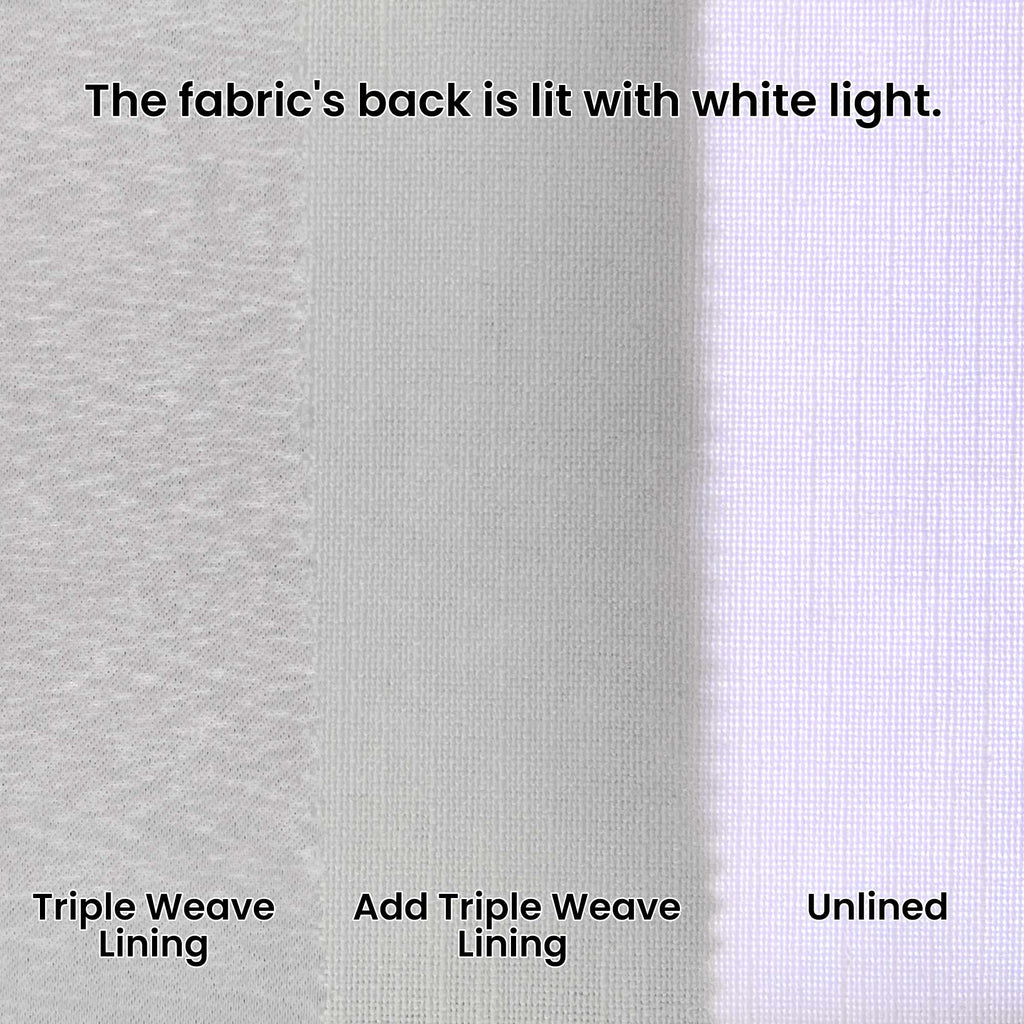 Elvonaeoly Solid Texture Cotton Curtains