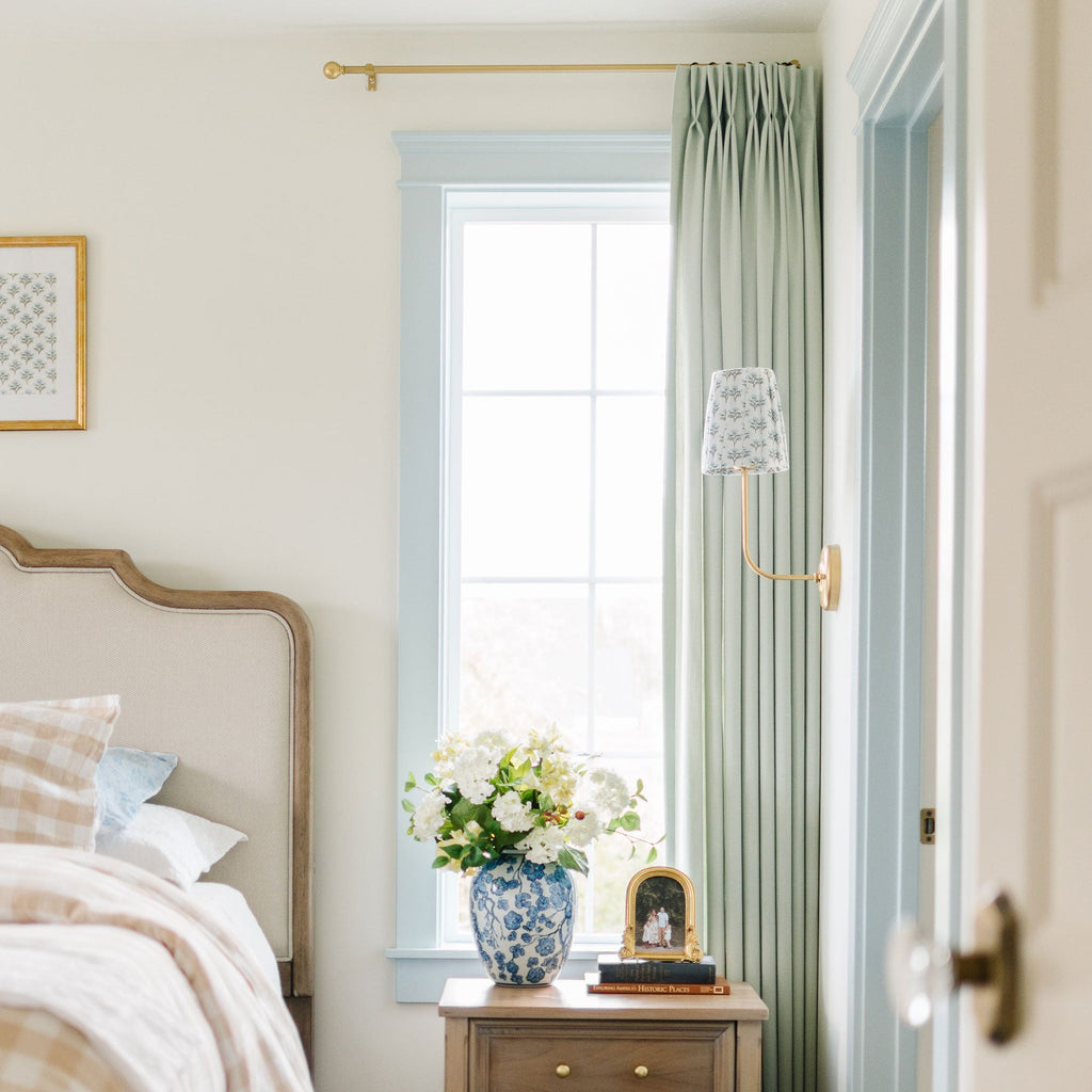 Elvonaeoly Solid Texture Cotton Curtains