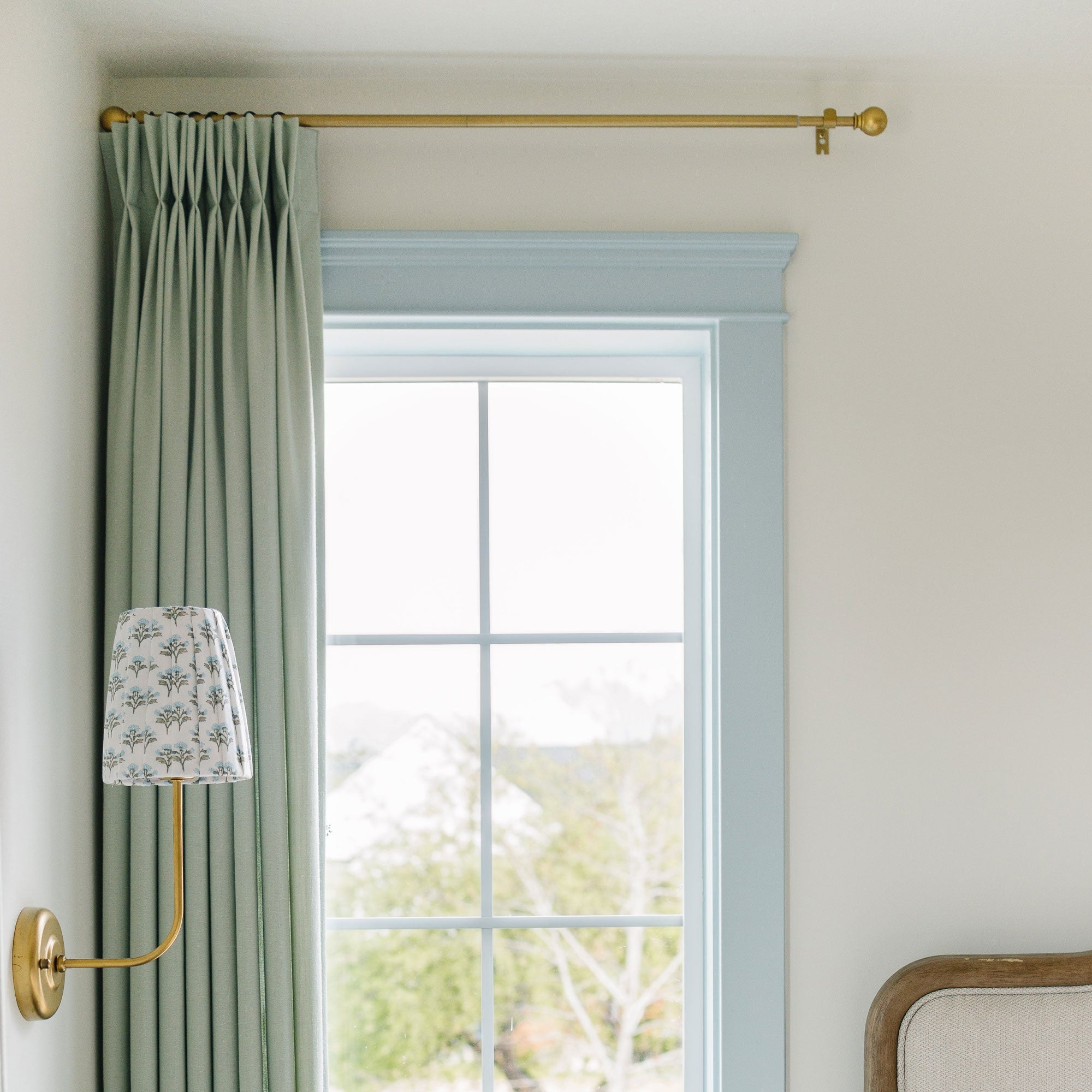 Elvonaeoly Solid Texture Cotton Curtains