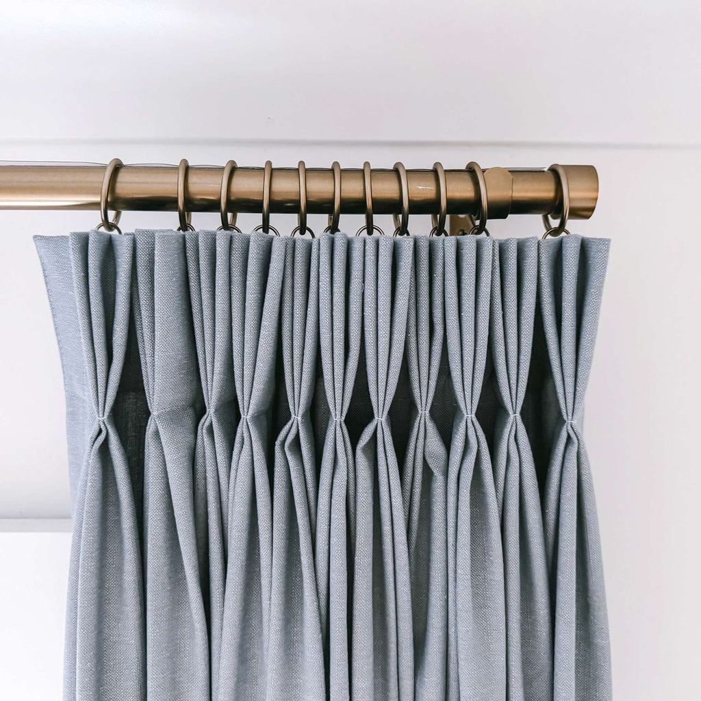 Elvonaeoly Solid Texture Cotton Curtains