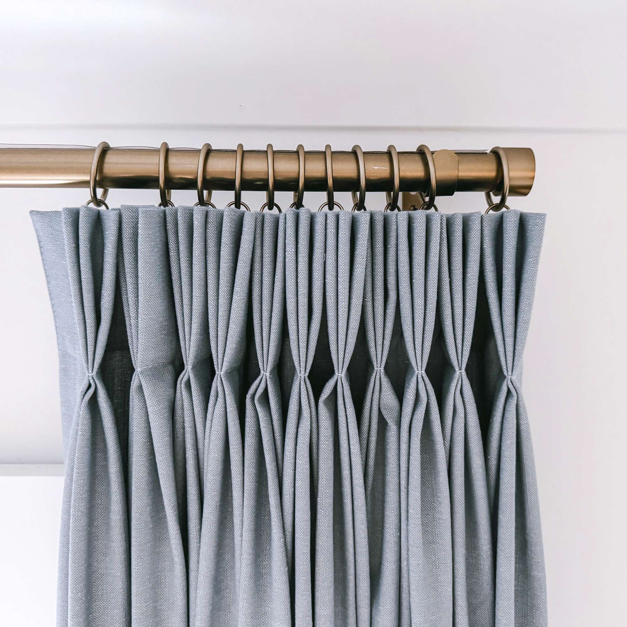 Elvonaeoly Solid Texture Cotton Curtains