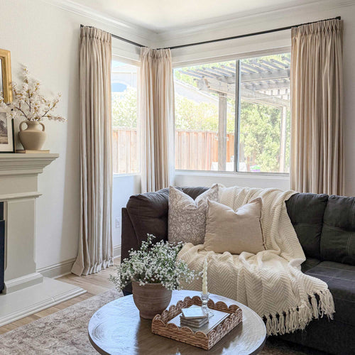 Elvonaeoly Bohemian Semi Sheer Curtains