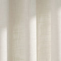 Elvonaeoly Crossweave Linen Look Custom Curtains