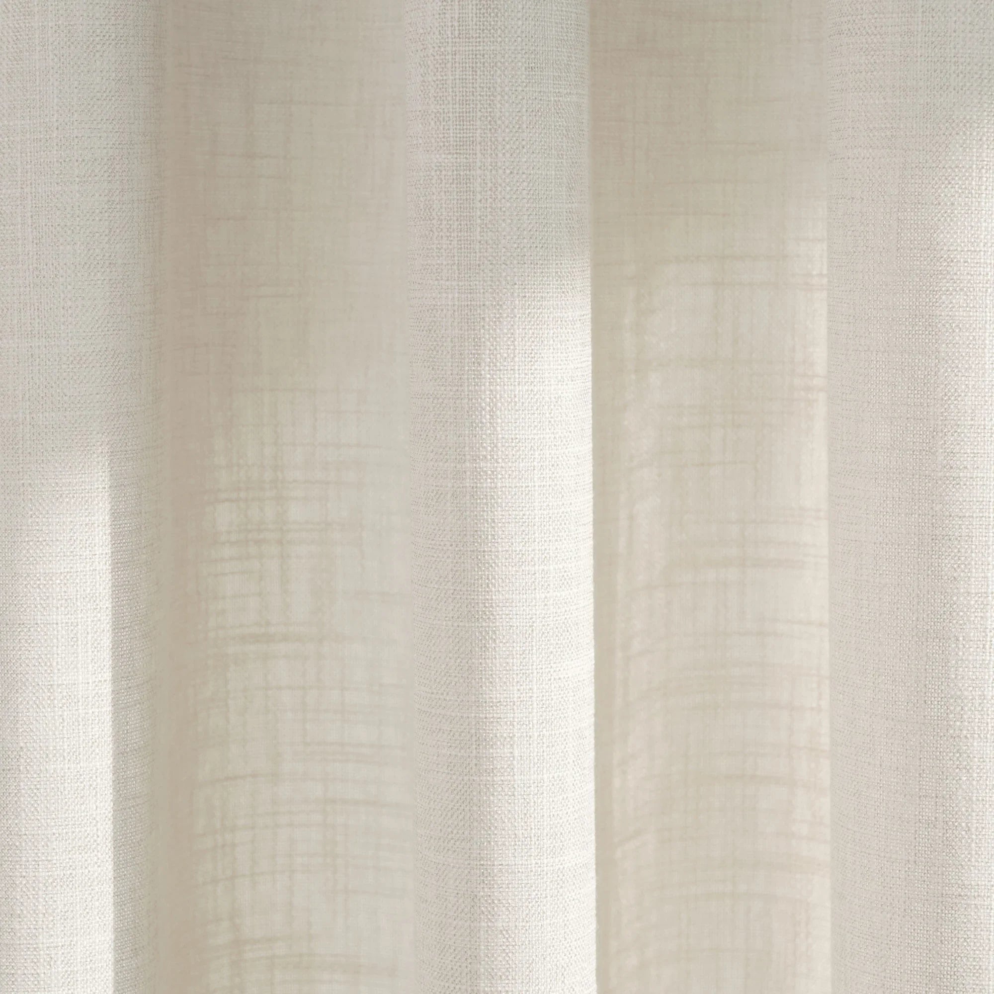 Elvonaeoly Crossweave Linen Look Custom Curtains