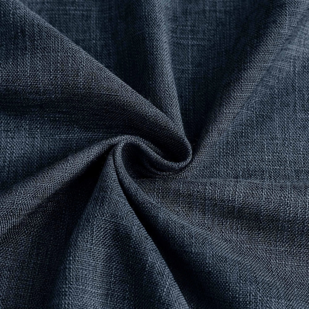 Elvonaeoly Crossweave Linen Look Custom Curtains