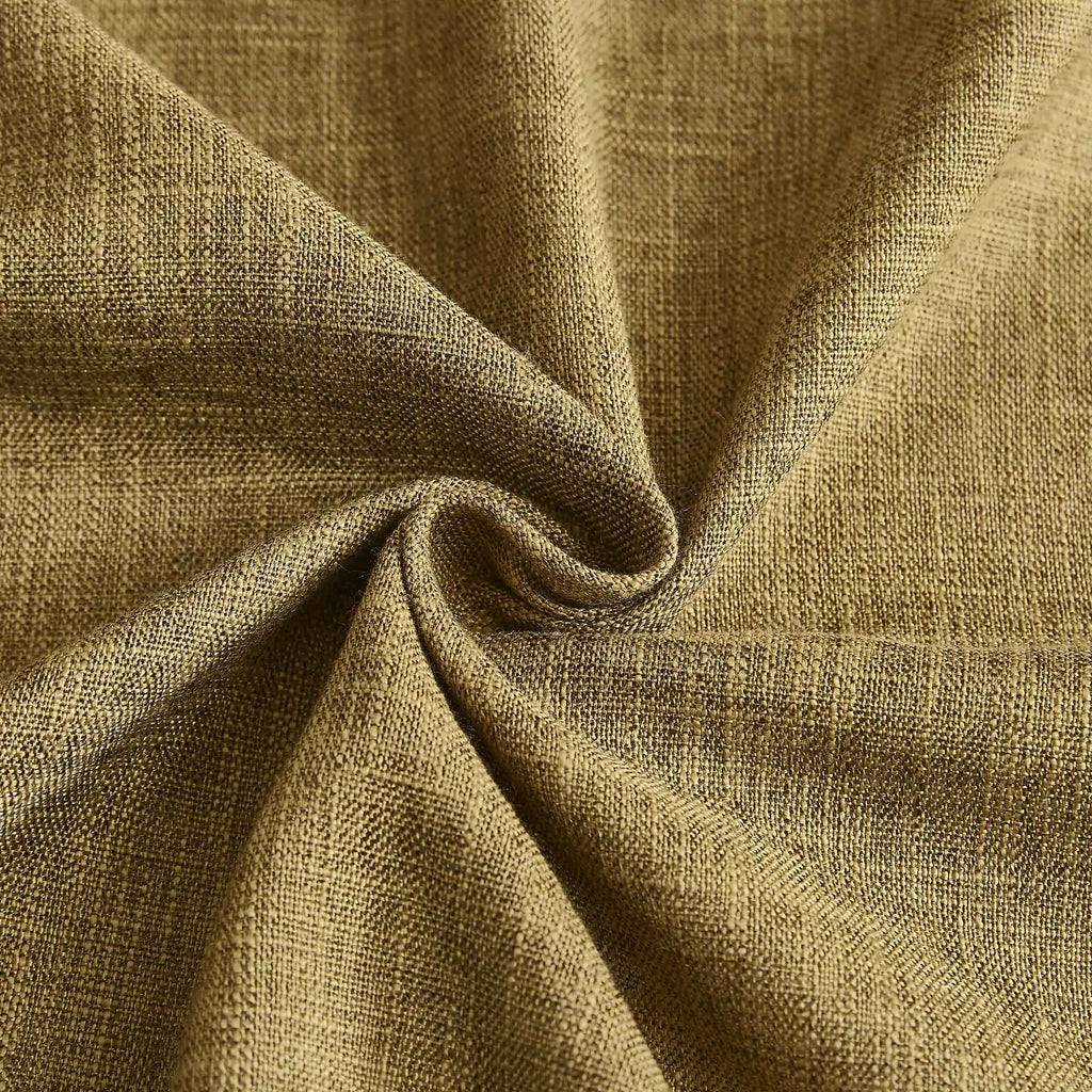 Elvonaeoly Crossweave Linen Look Custom Curtains