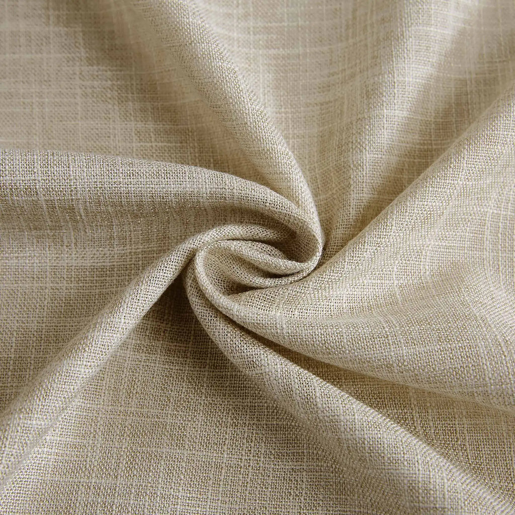 Elvonaeoly Crossweave Linen Look Custom Curtains