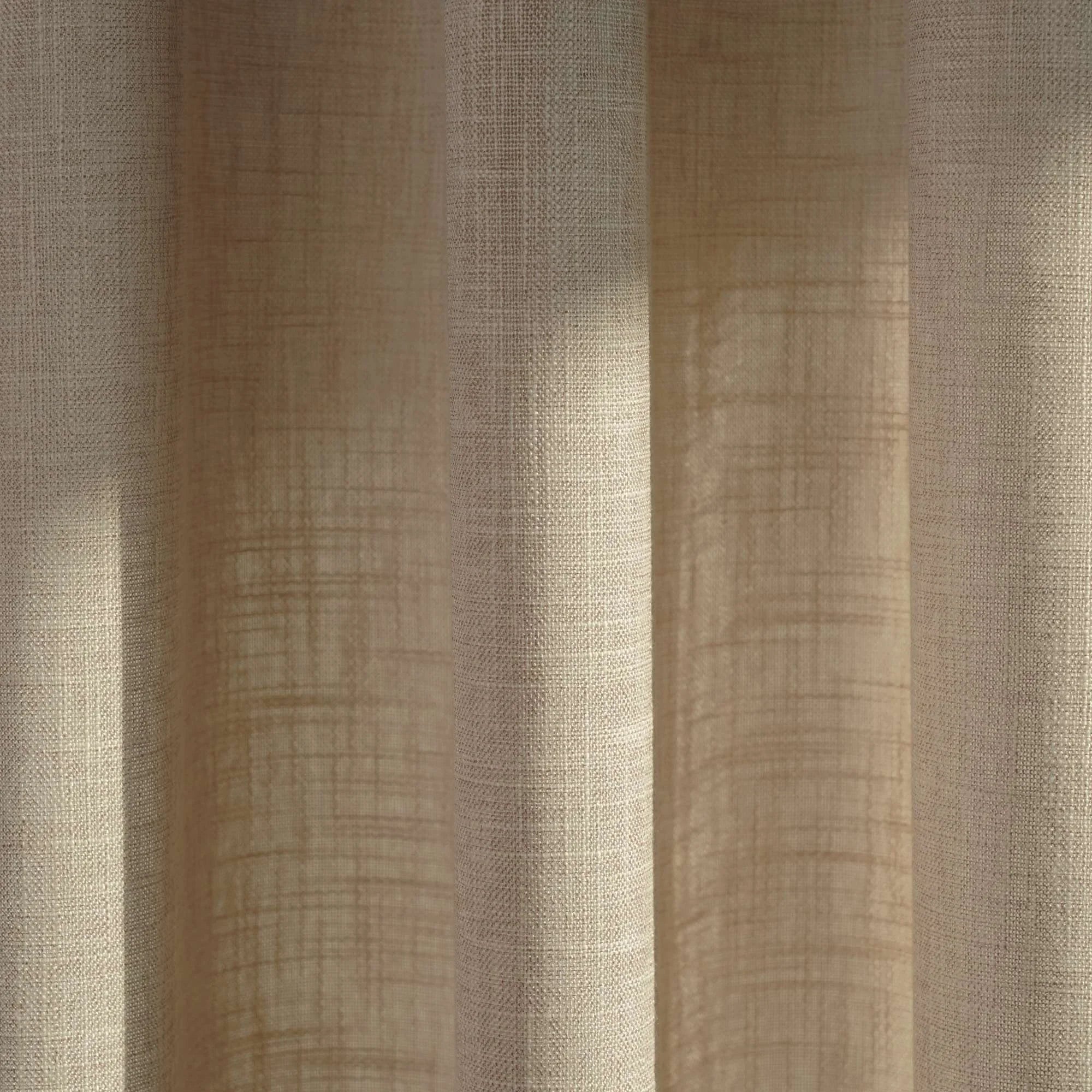 Elvonaeoly Crossweave Linen Look Custom Curtains