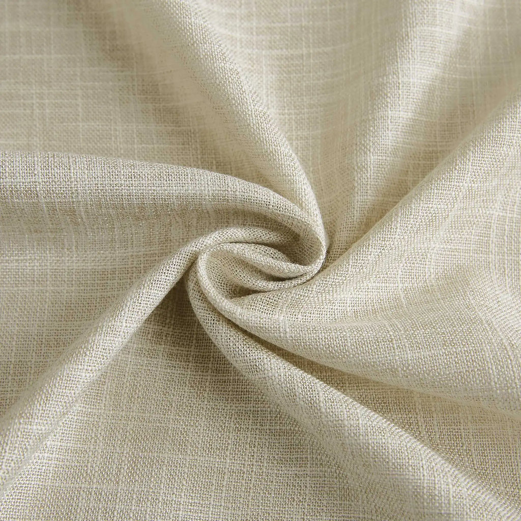Elvonaeoly Crossweave Linen Look Custom Curtains