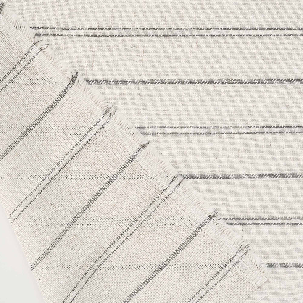 Elvonaeoly Minimalist Striped Linen Curtains