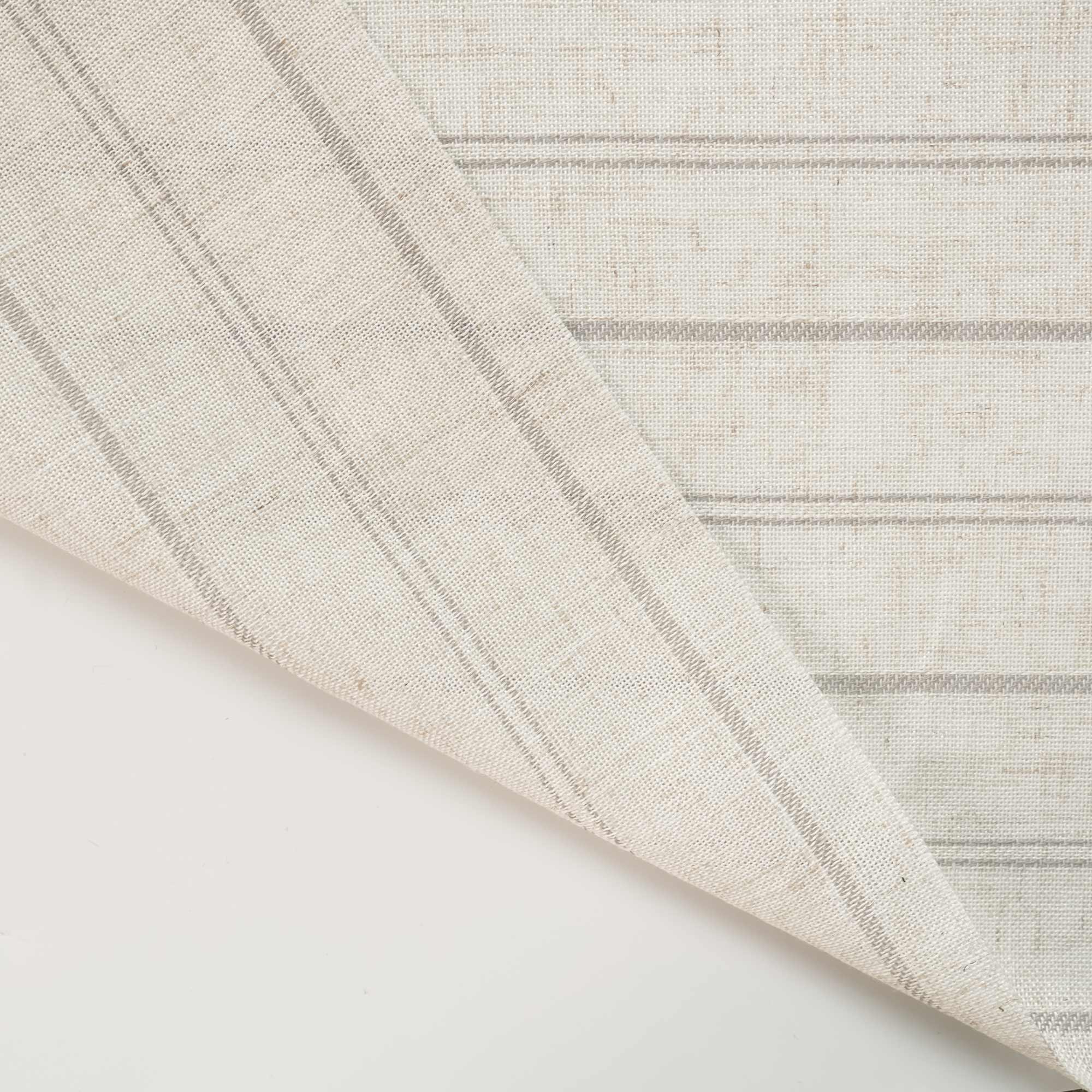 Elvonaeoly Minimalist Striped Linen Curtains