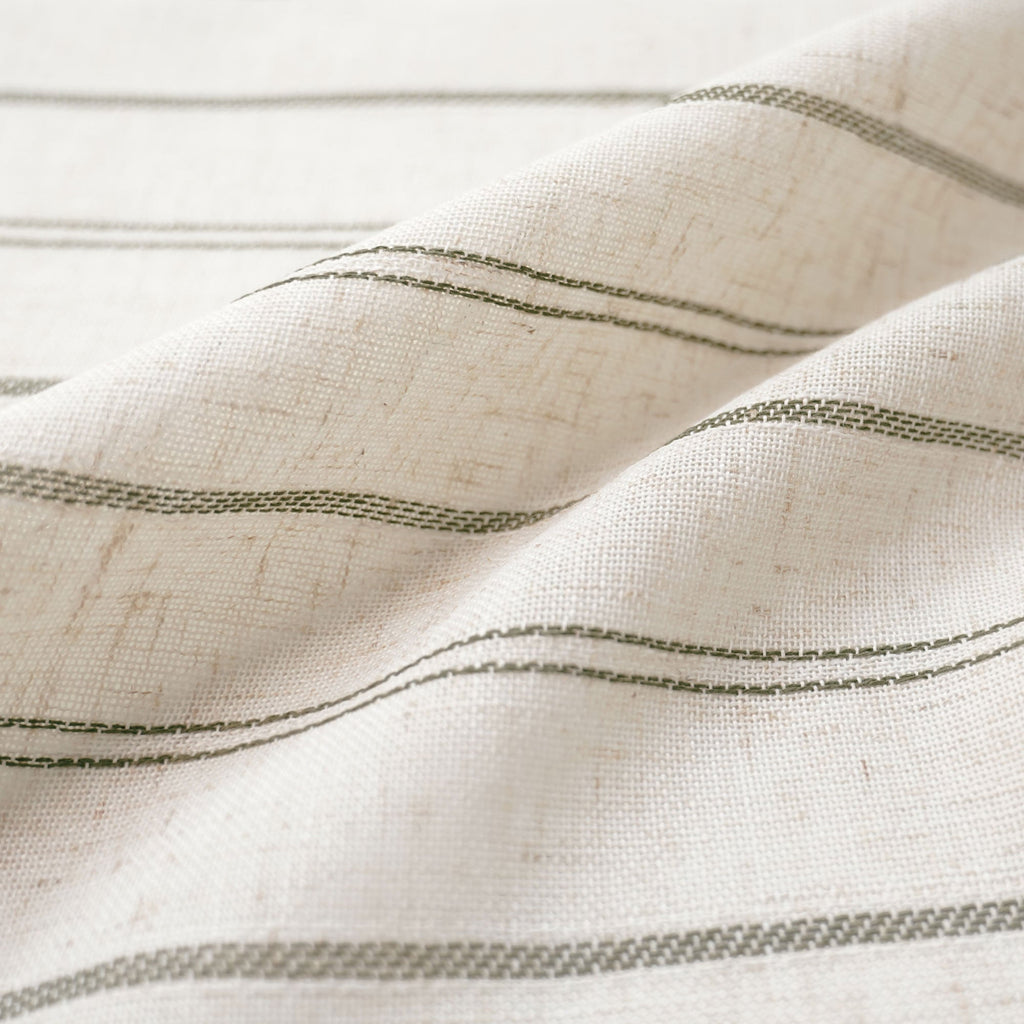Elvonaeoly Minimalist Striped Linen Curtains