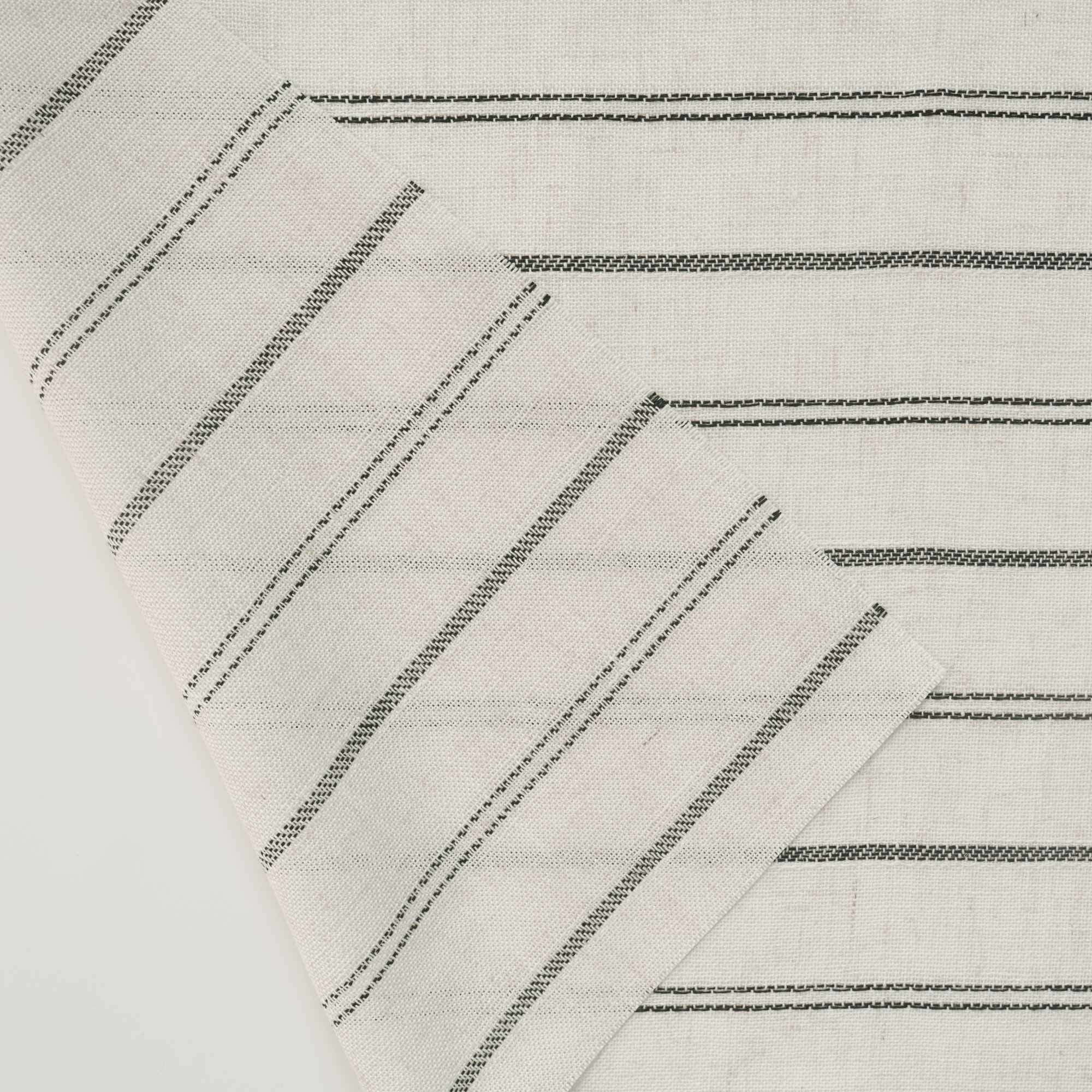 Elvonaeoly Minimalist Striped Linen Curtains