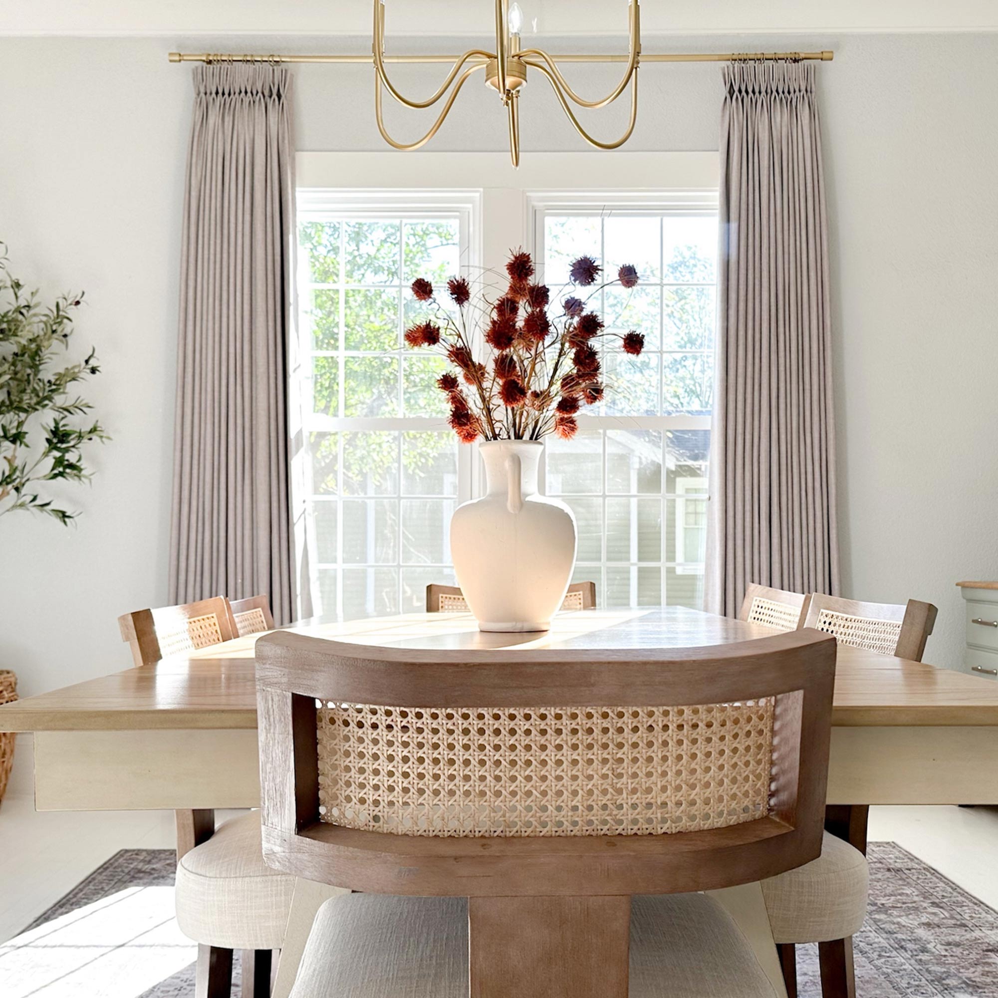 Elvonaeoly Permanently Flame Resistant Curtains