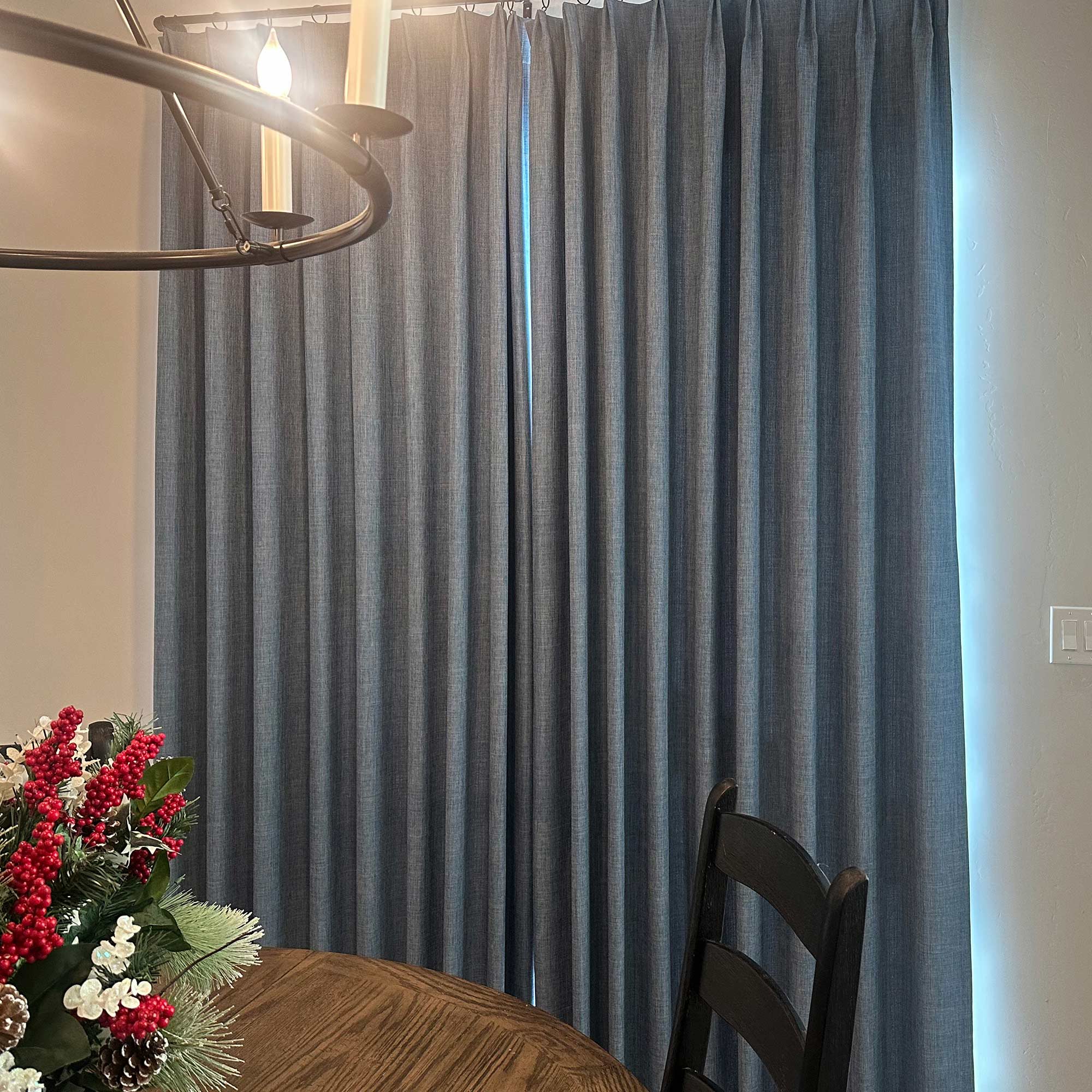 Elvonaeoly Permanently Flame Resistant Curtains