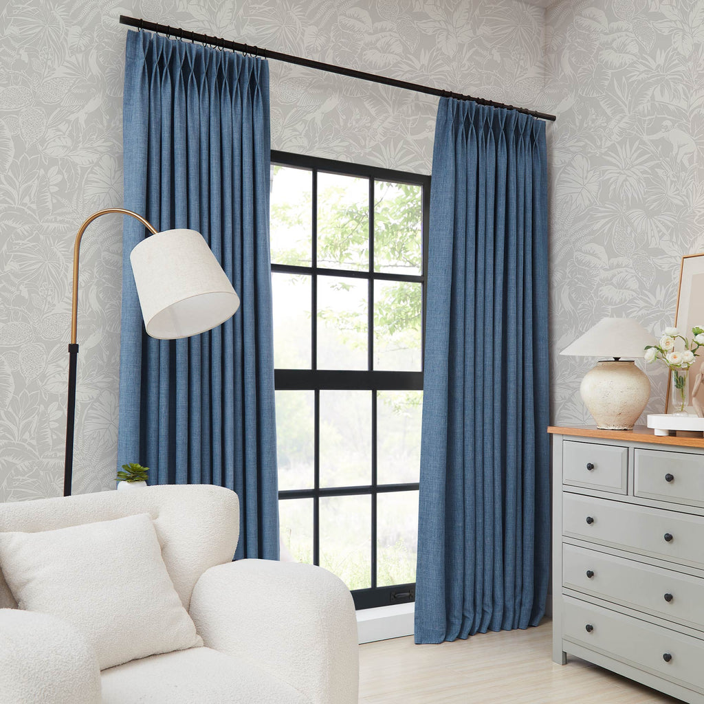 Elvonaeoly Permanently Flame Resistant Curtains