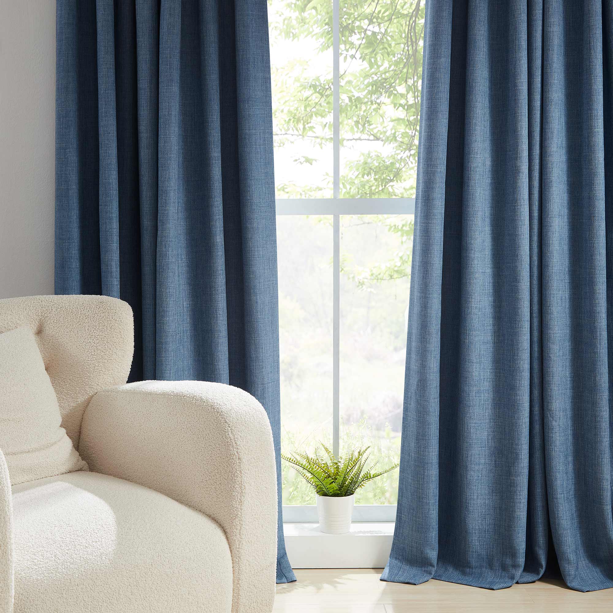 Elvonaeoly Permanently Flame Resistant Curtains