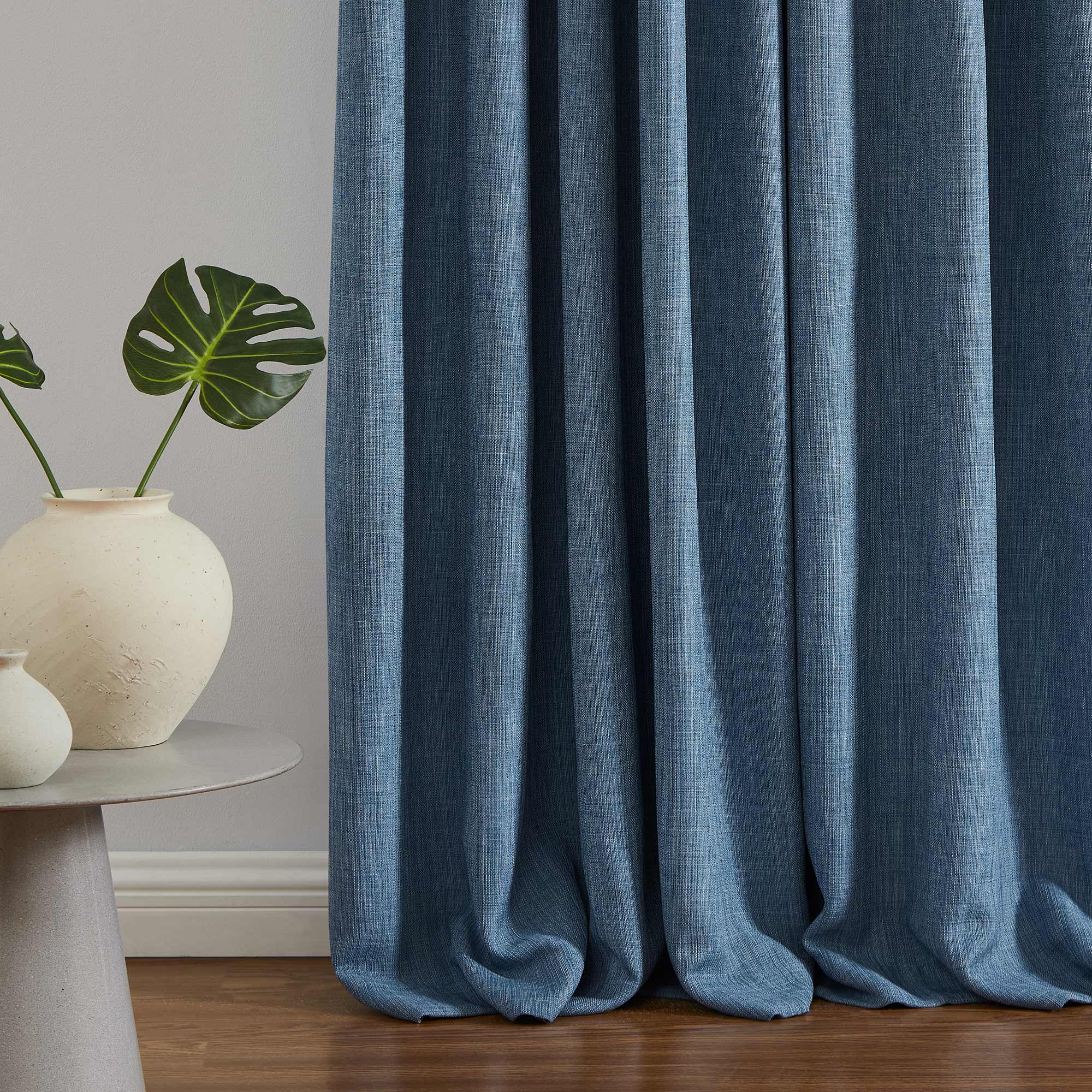 Elvonaeoly Permanently Flame Resistant Curtains