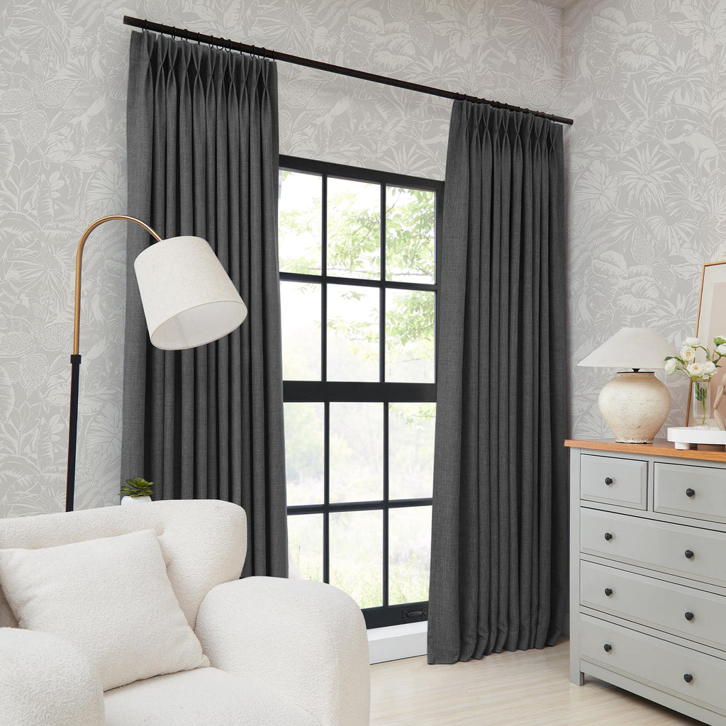 Elvonaeoly Permanently Flame Resistant Curtains