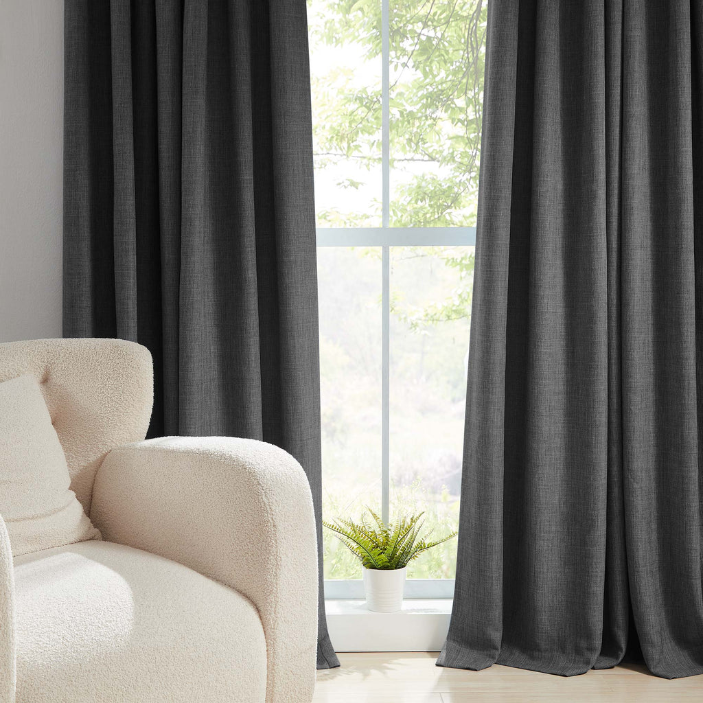 Elvonaeoly Permanently Flame Resistant Curtains