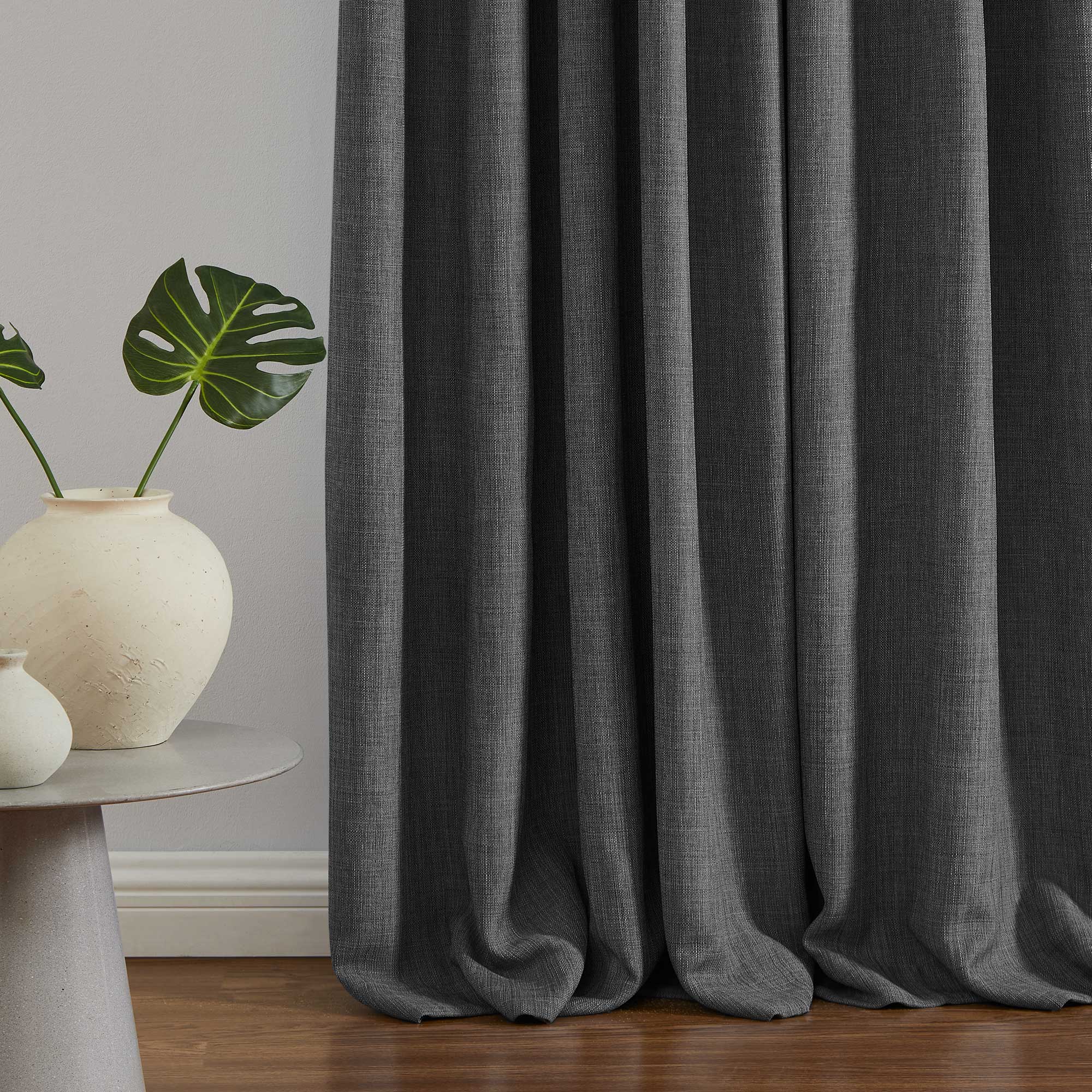 Elvonaeoly Permanently Flame Resistant Curtains