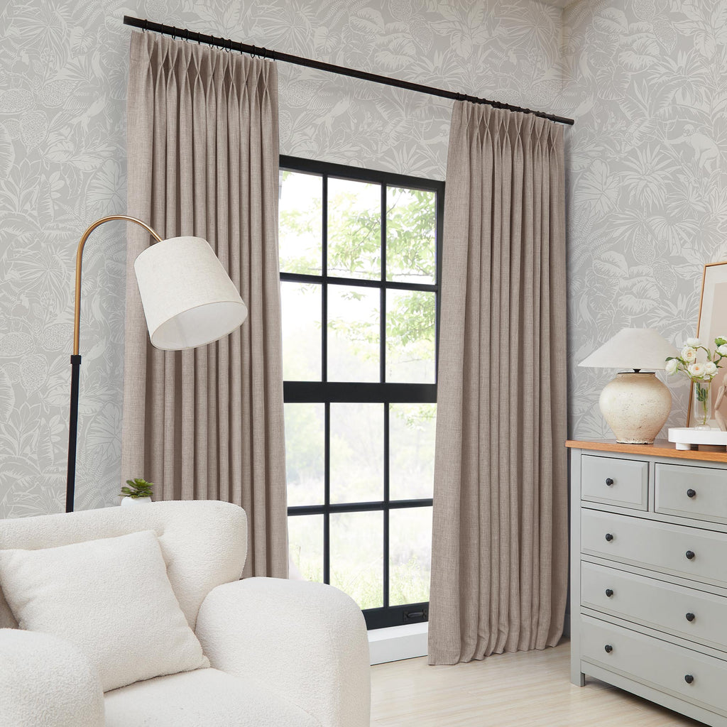 Elvonaeoly Permanently Flame Resistant Curtains