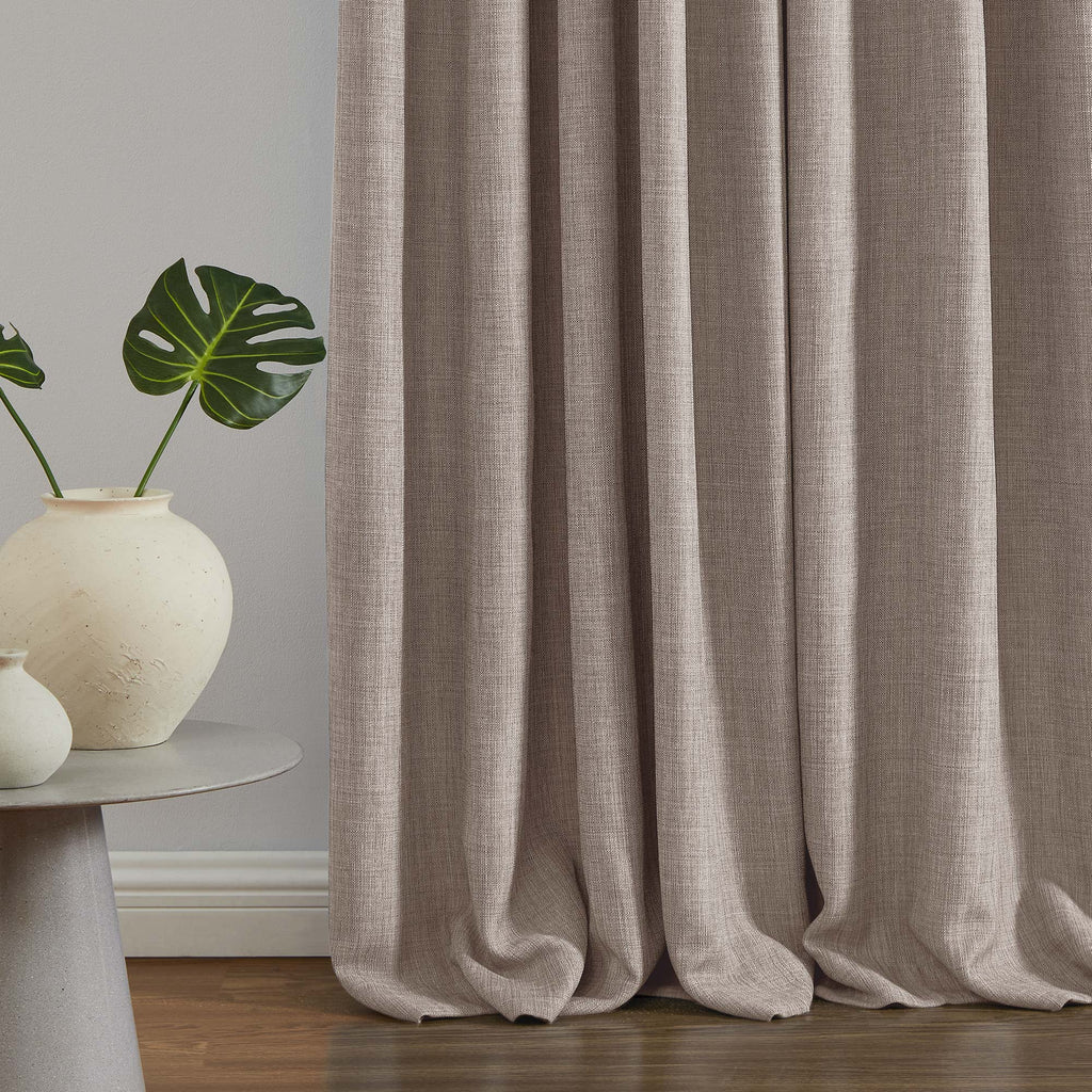 Elvonaeoly Permanently Flame Resistant Curtains