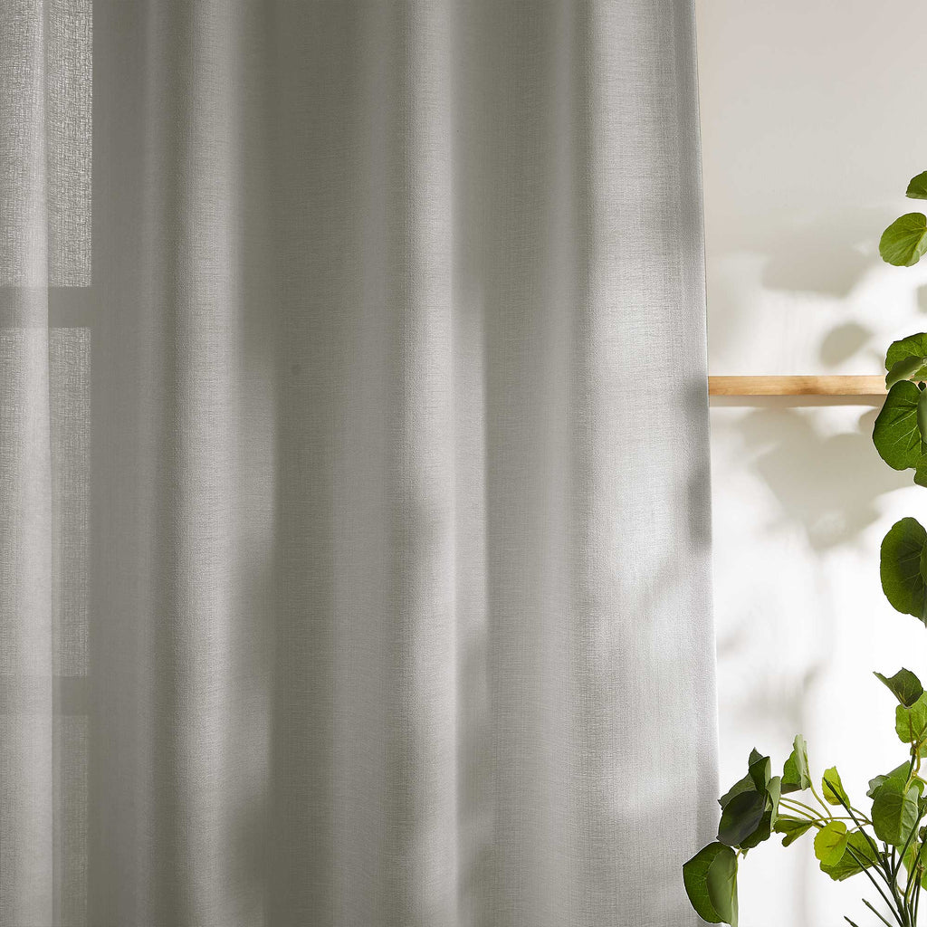 Elvonaeoly Semi Sheer Door Curtains